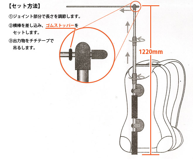 背負いノボリ のぼりリュック